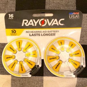 RAYOVAC HEARING AIDE BATTERIES